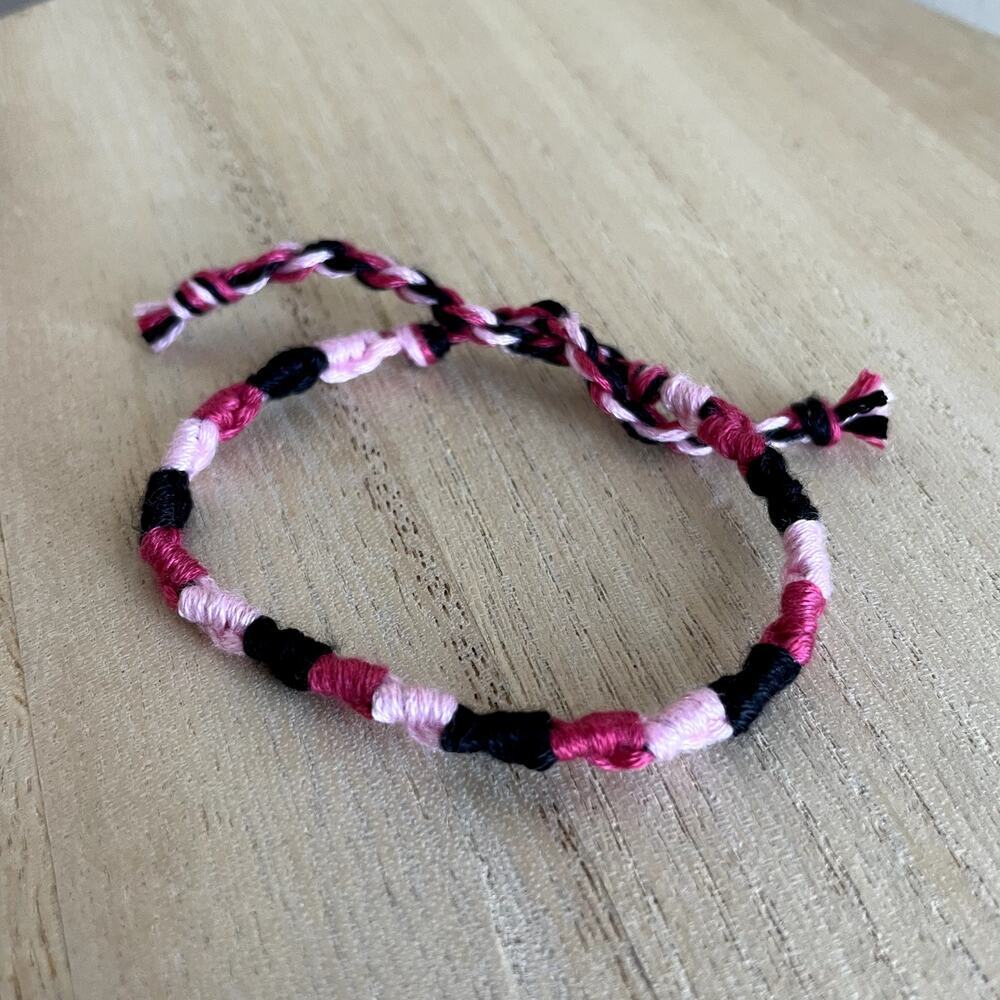 Kristen Bracelet, anklet, trendy, comfortable, tie, embroidery thread, woven, gi